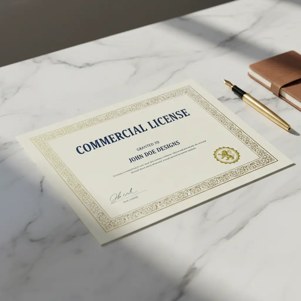Commercial Rights Certificate