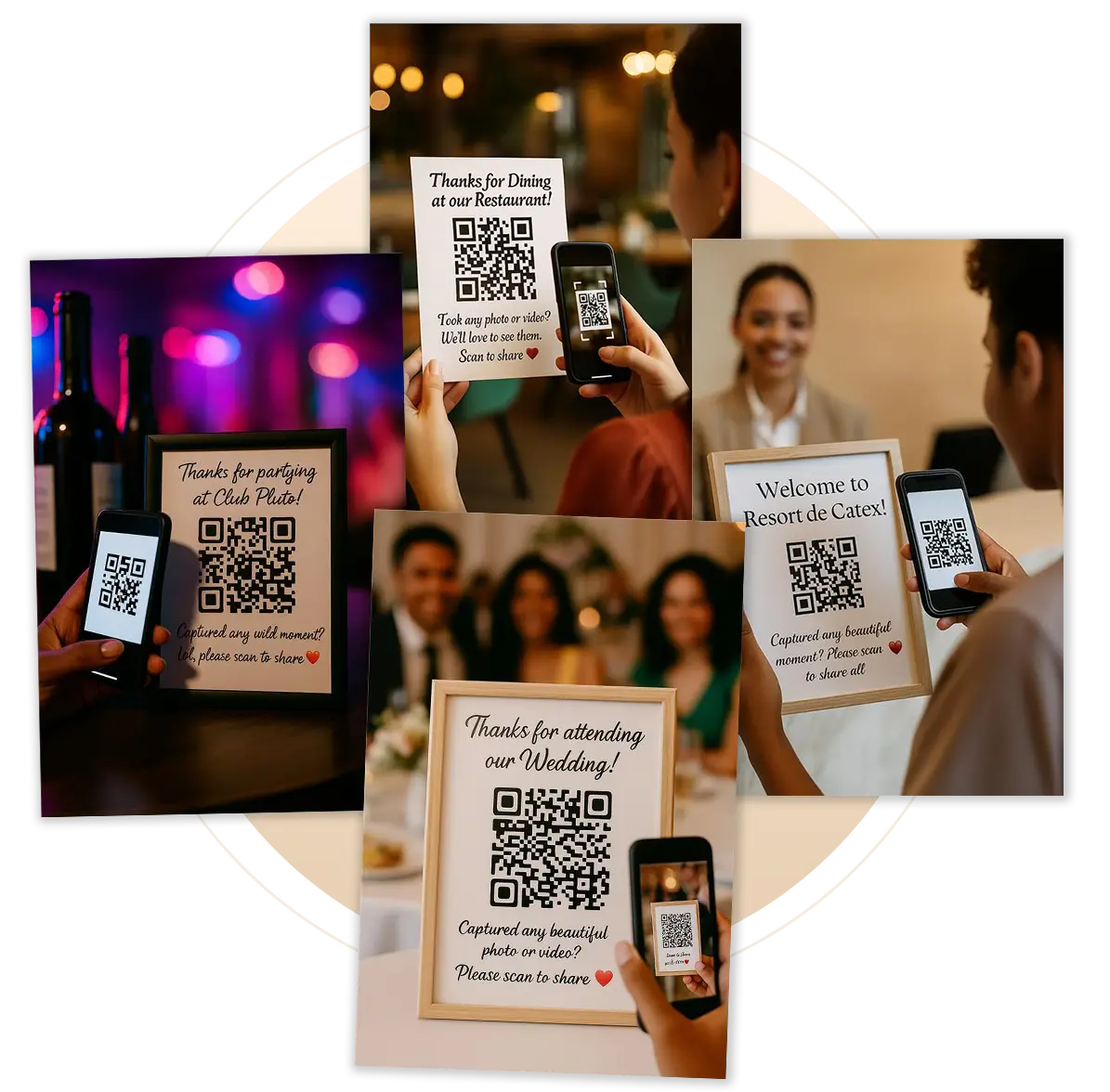 Display QR Codes